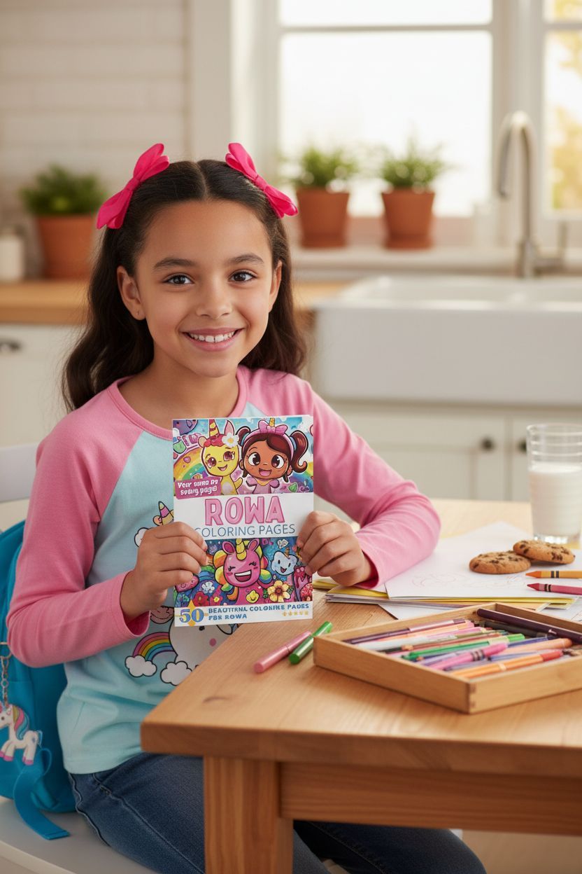 Rowa personal coloring pages