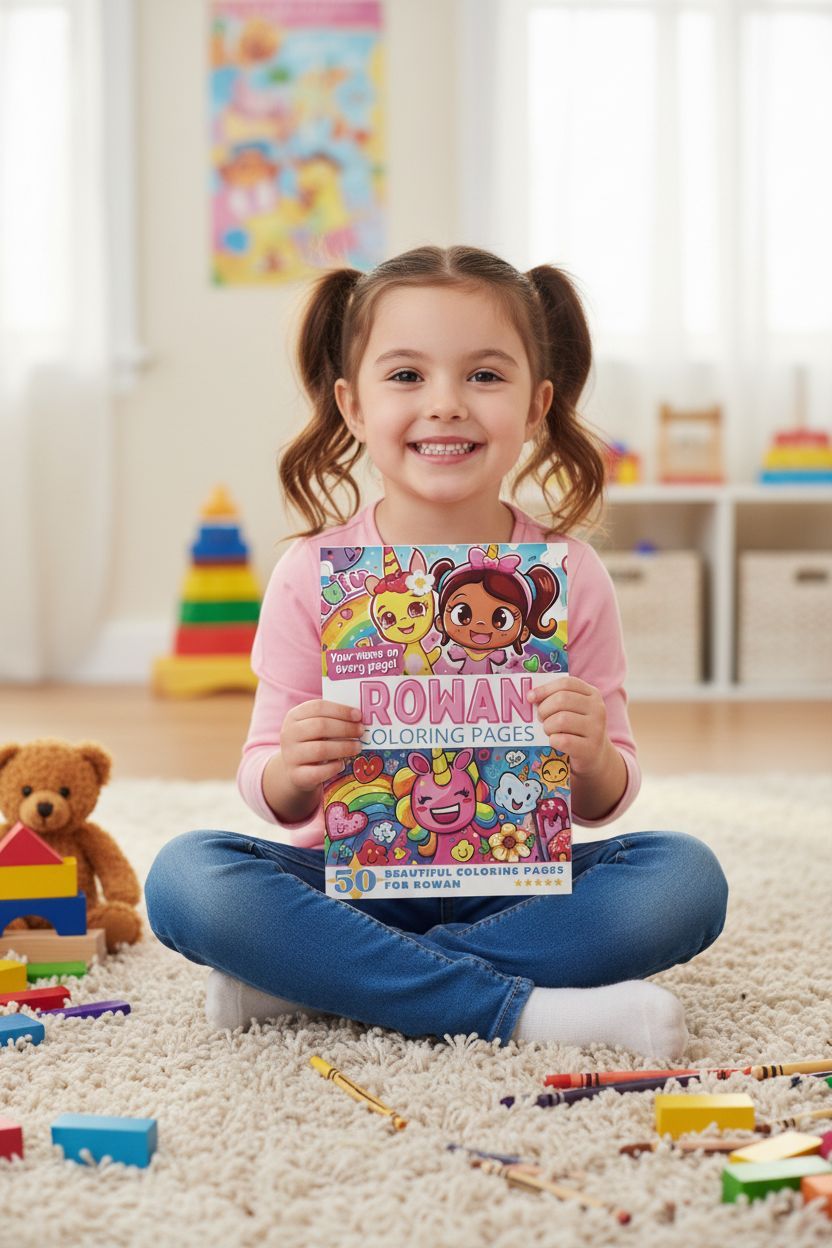 Rowan personal coloring pages