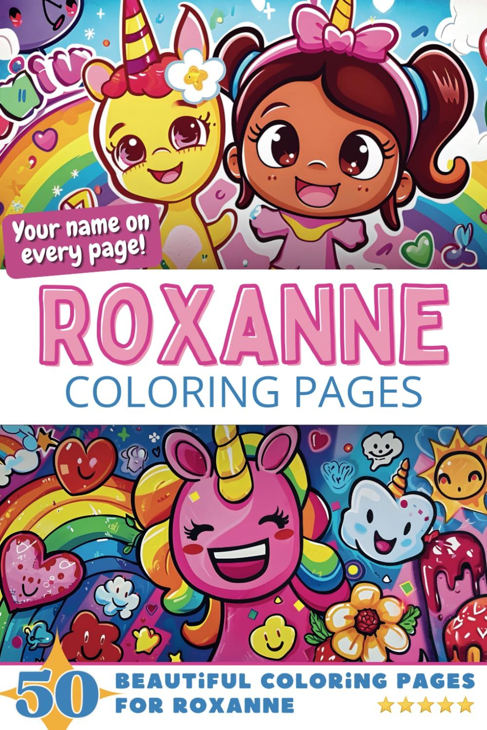 Roxanne Coloring Book Cover