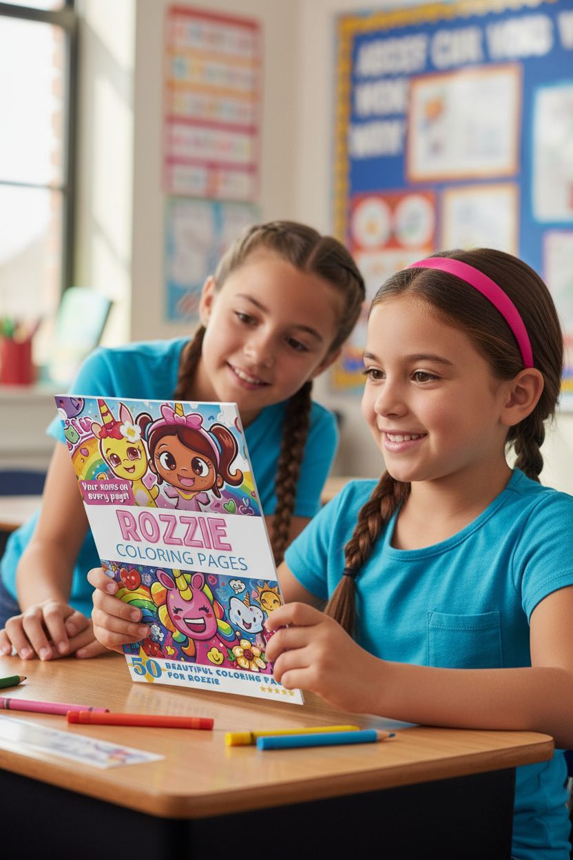 Rozzie personal coloring pages