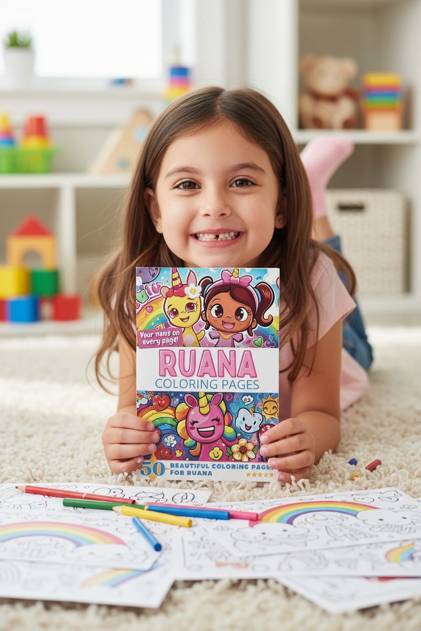 Ruana personal coloring pages