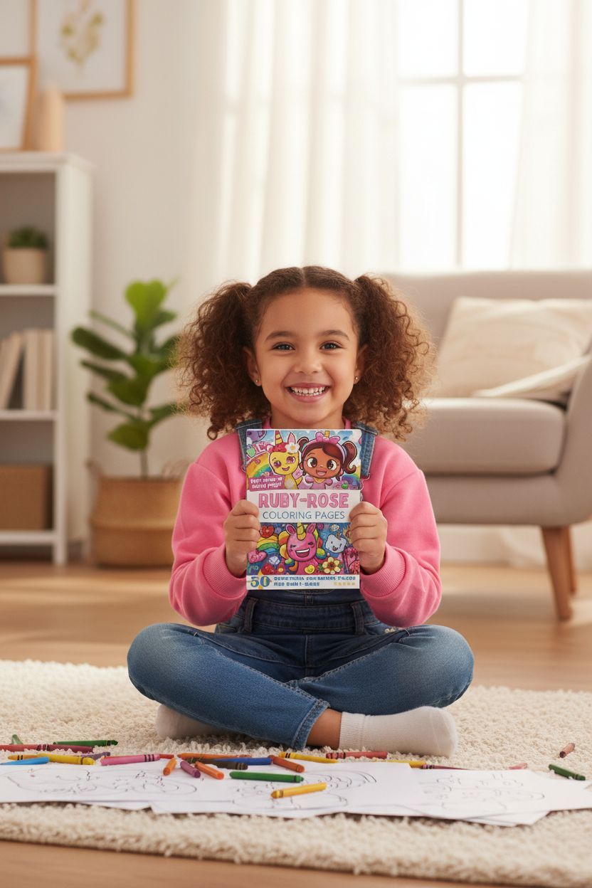 Ruby-Rose personal coloring pages