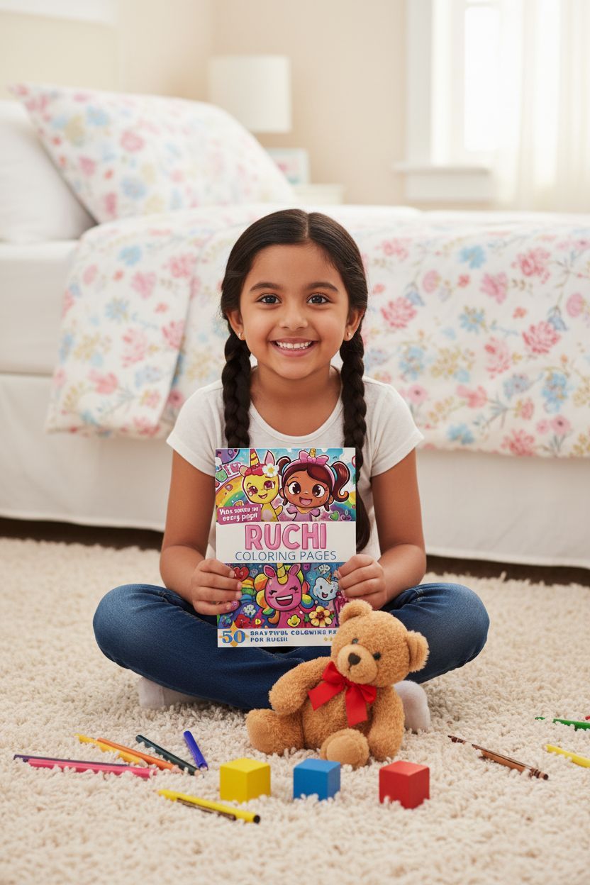 Ruchi personal coloring pages