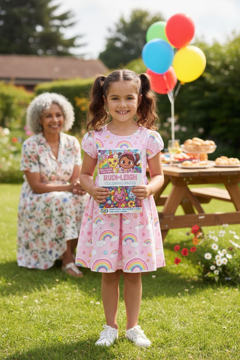 Rudi-Leigh coloring book in use