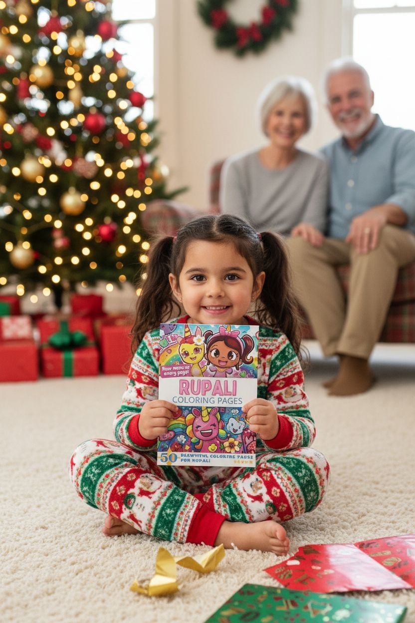 Rupali Christmas coloring pages gift