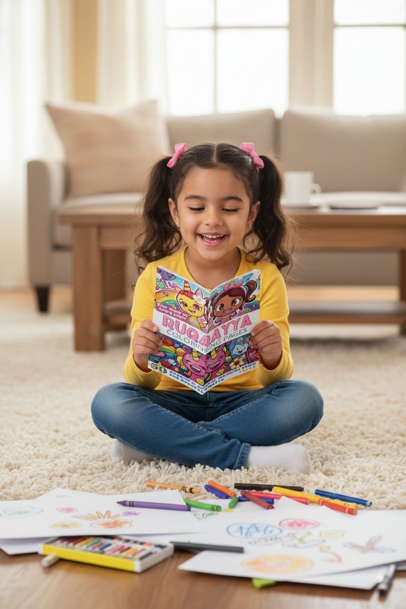 Ruqayya personal coloring pages