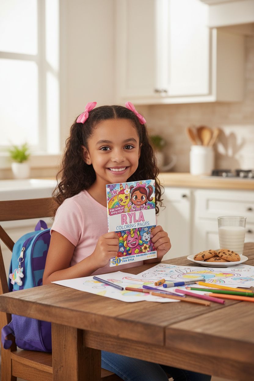 Ryla personal coloring pages