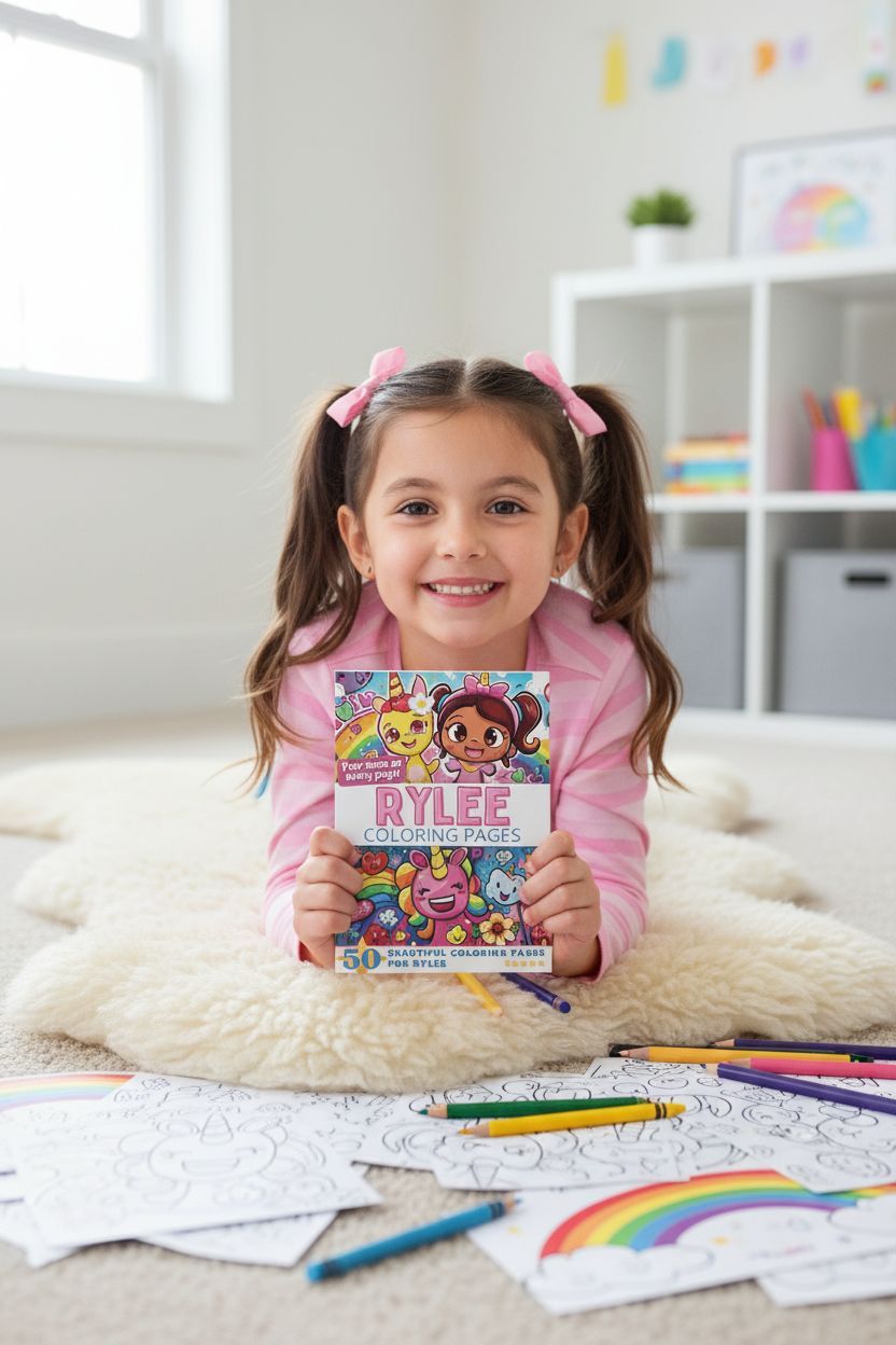 Rylee personal coloring pages