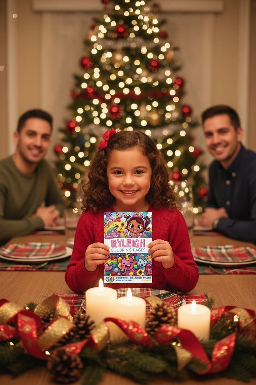 Ryleigh Christmas coloring pages gift