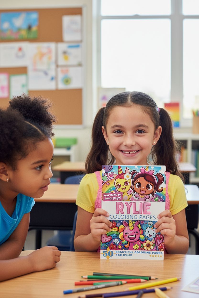 Rylie personal coloring pages