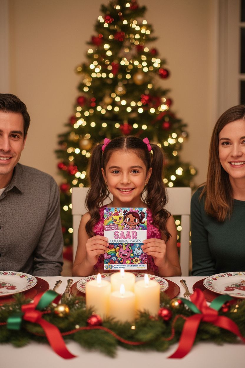 Saar Christmas coloring pages gift