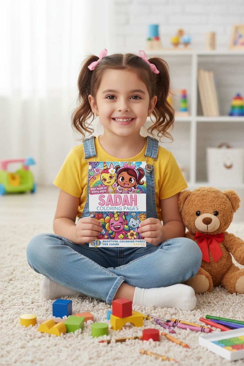 Sadah personal coloring pages