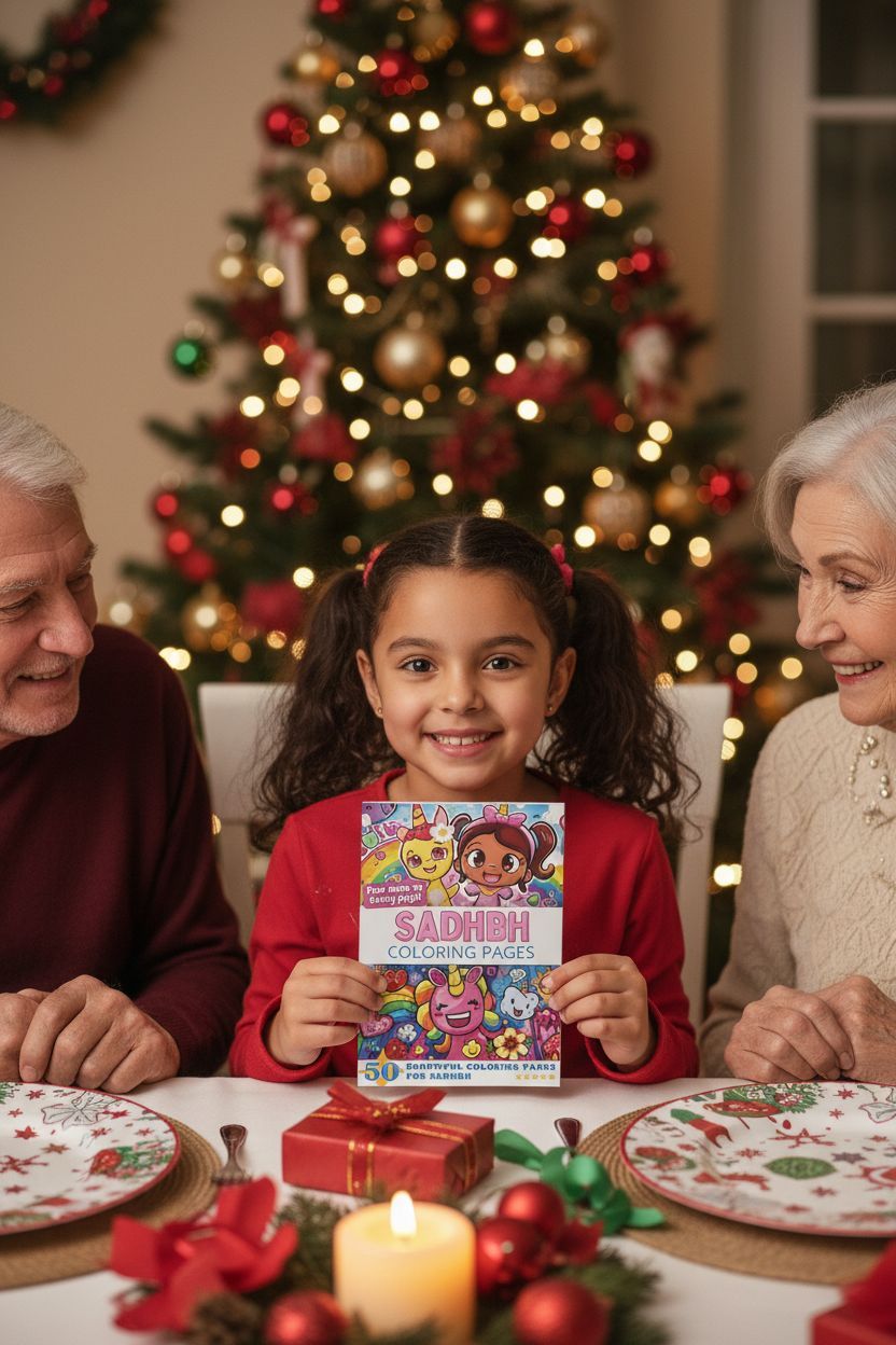Sadhbh Christmas coloring pages gift