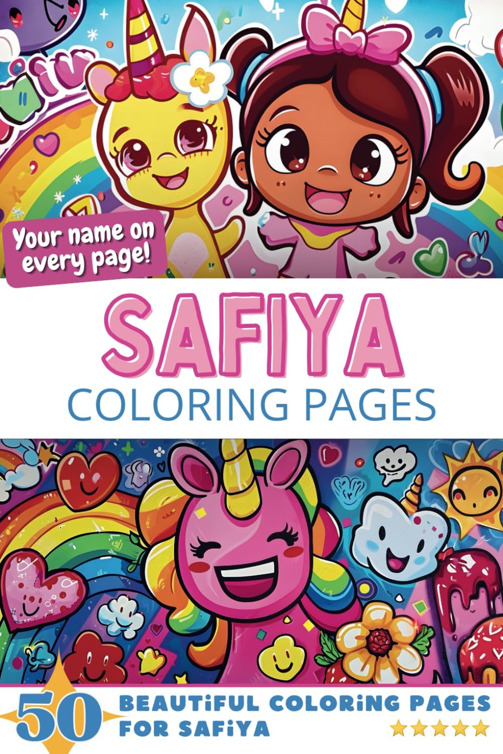 Safiya Coloring Book Cover