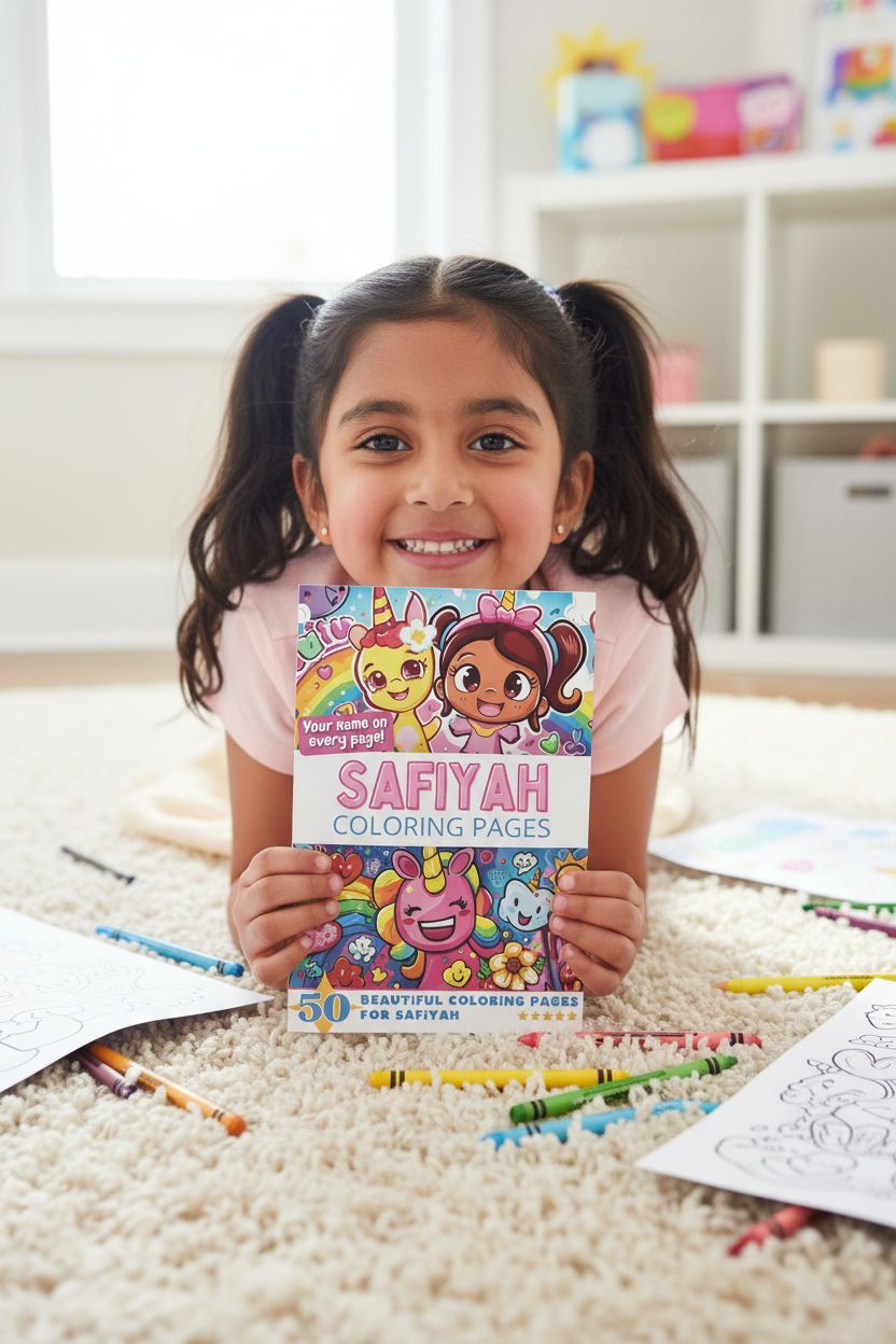 Safiyah personal coloring pages