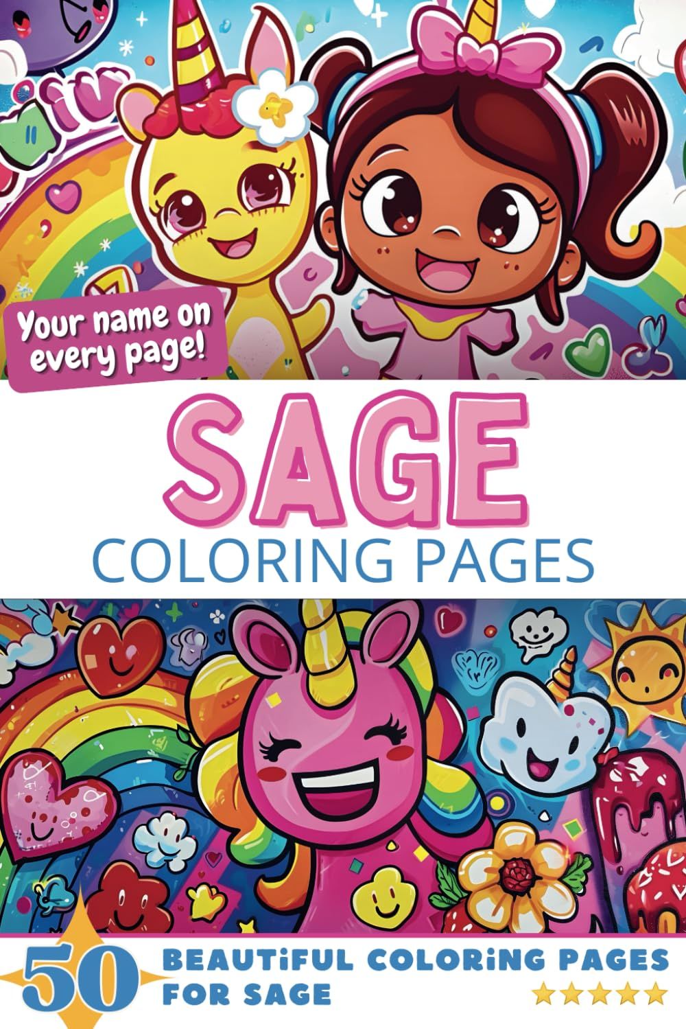 Sage Coloring Book Cover