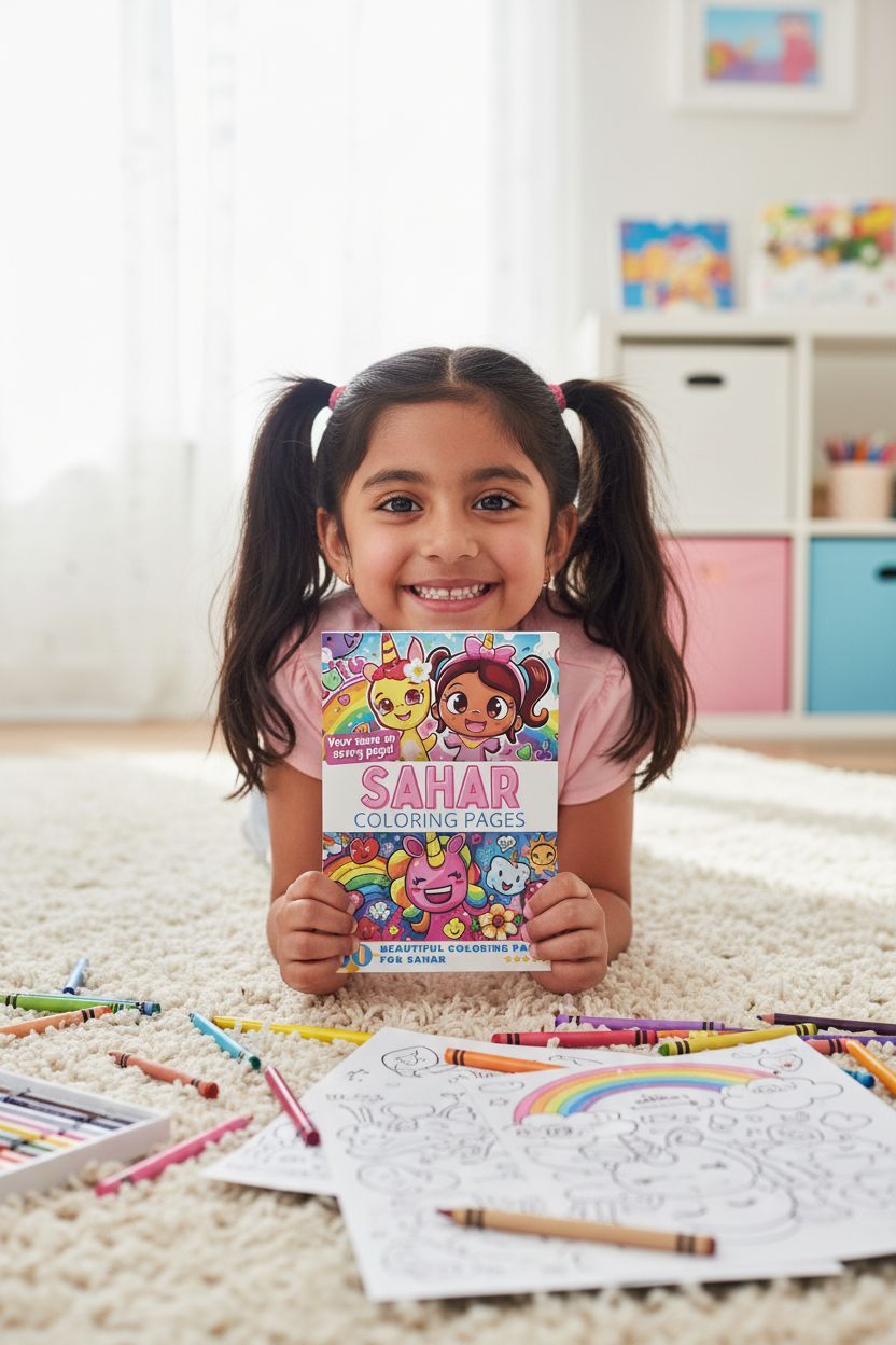 Sahar personal coloring pages