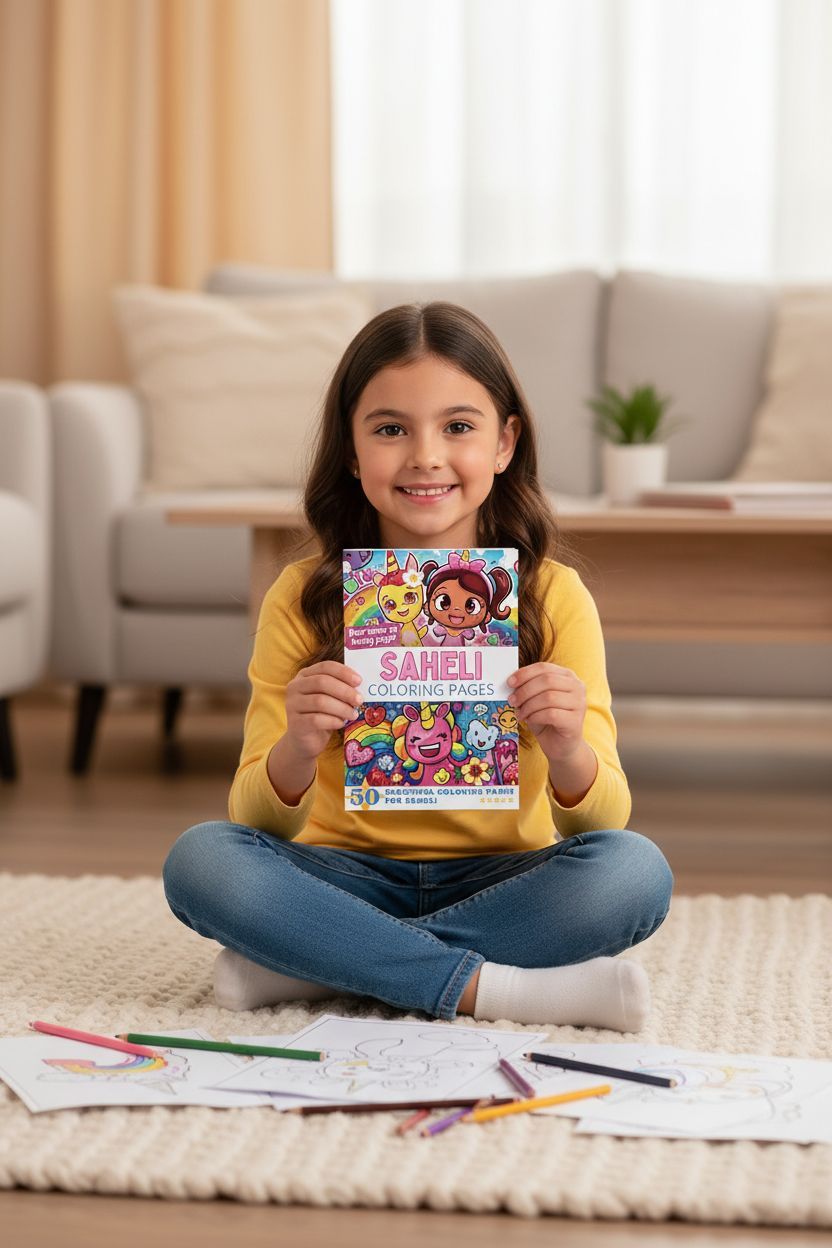 Saheli personal coloring pages