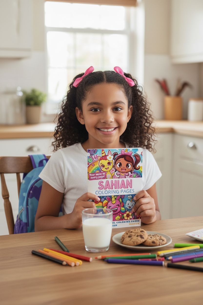 Sahian personal coloring pages