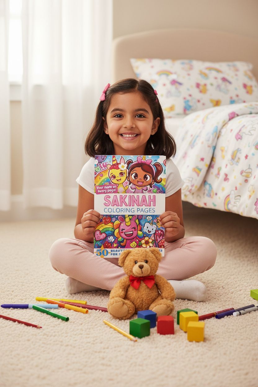 Sakinah personal coloring pages