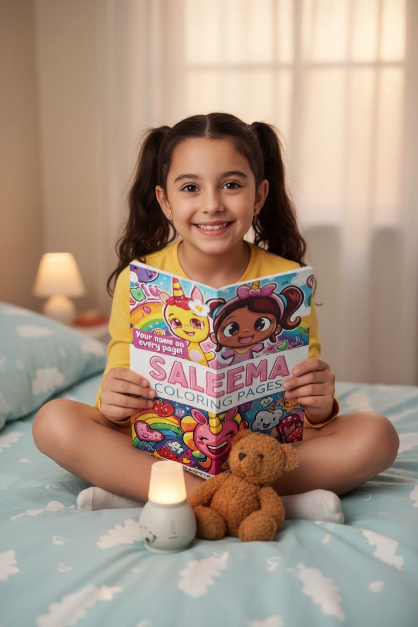 Saleema personal coloring pages