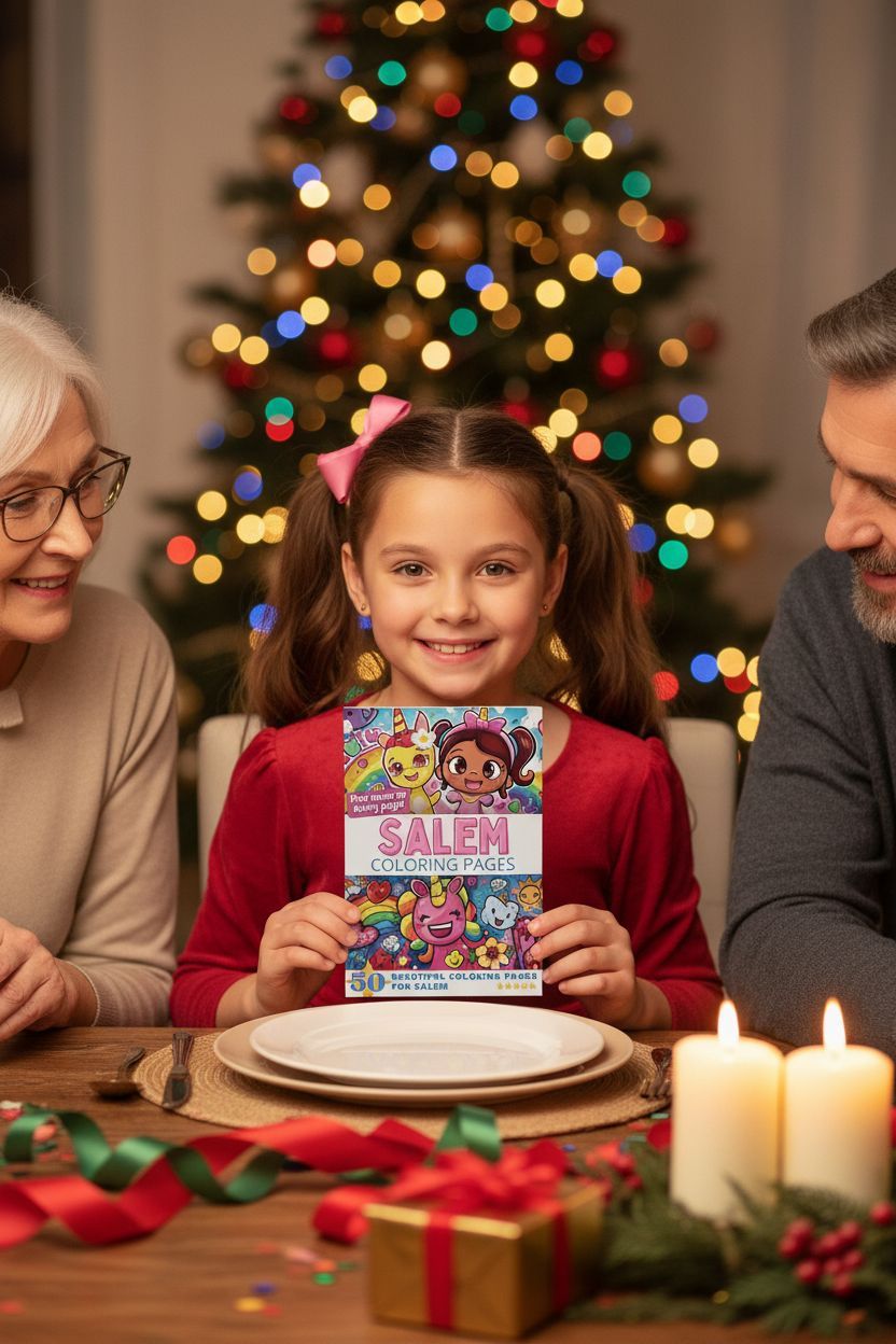 Salem Christmas coloring pages gift