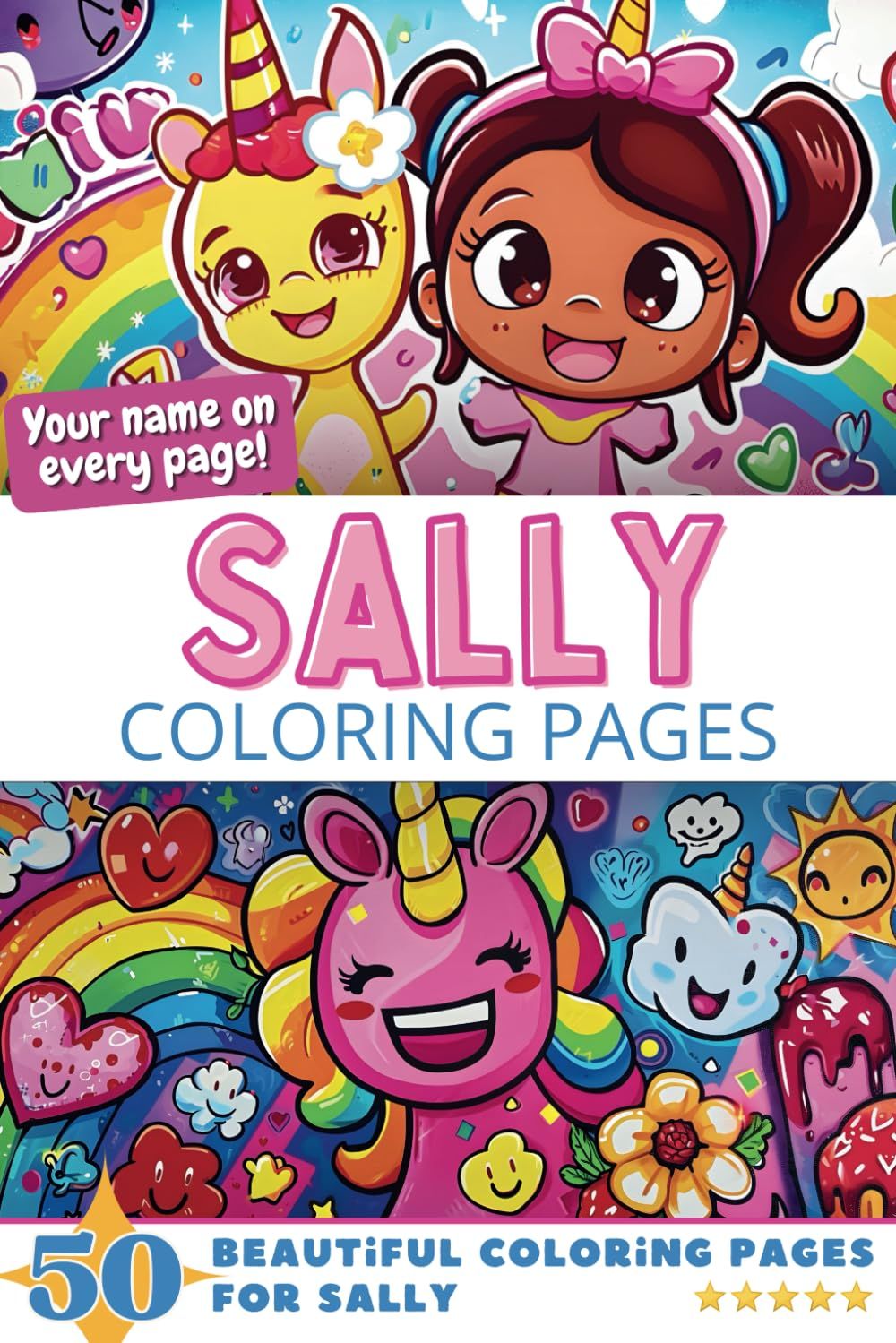 Sally Coloring Book Cover