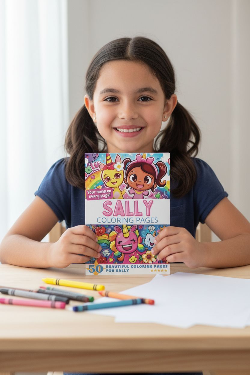 Sally personal coloring pages