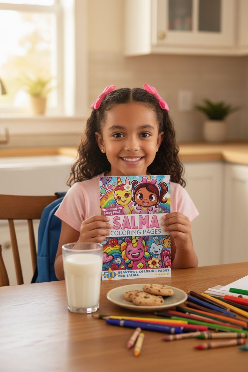 Salma personal coloring pages