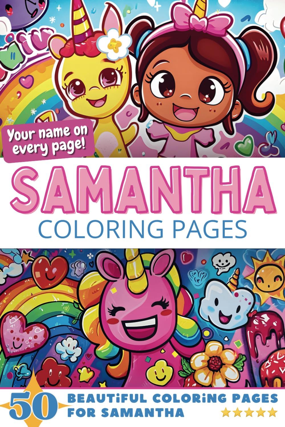 Samantha Coloring Book Cover