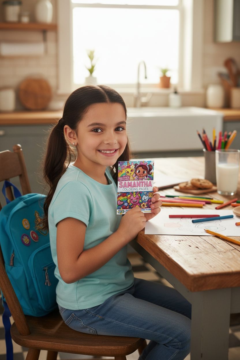 Samantha personal coloring pages