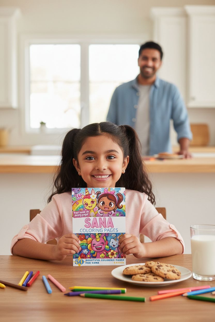 Sana personal coloring pages