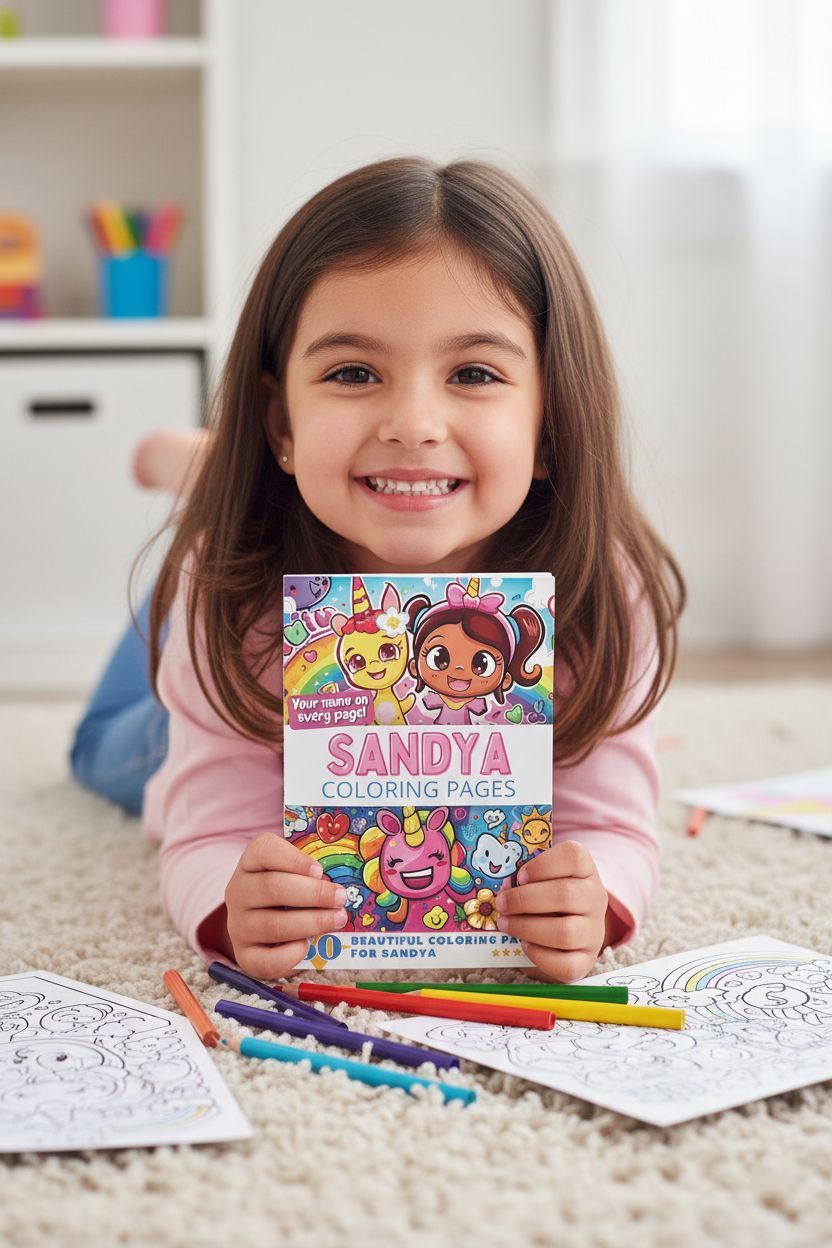 Sandya personal coloring pages