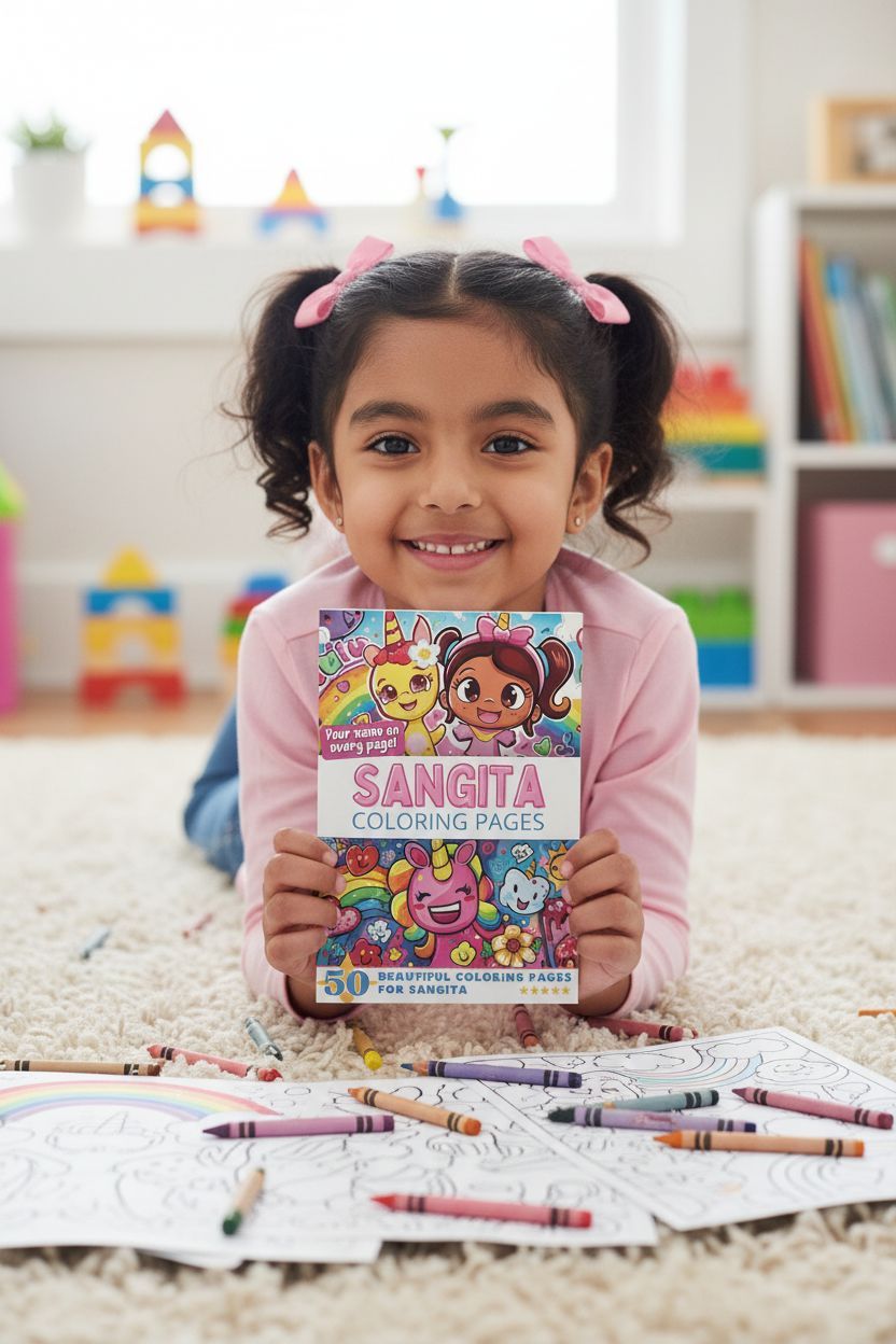 Sangita personal coloring pages