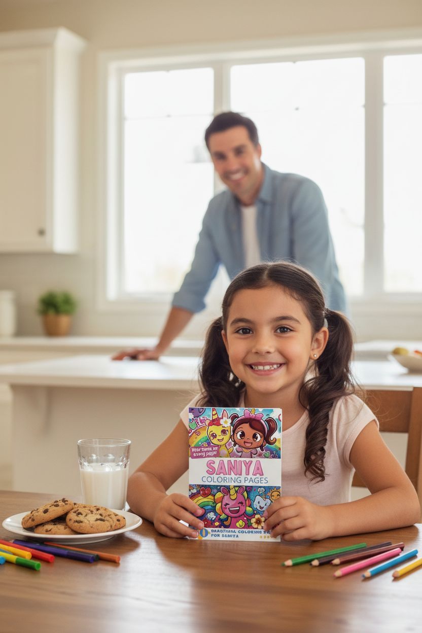 Saniya personal coloring pages