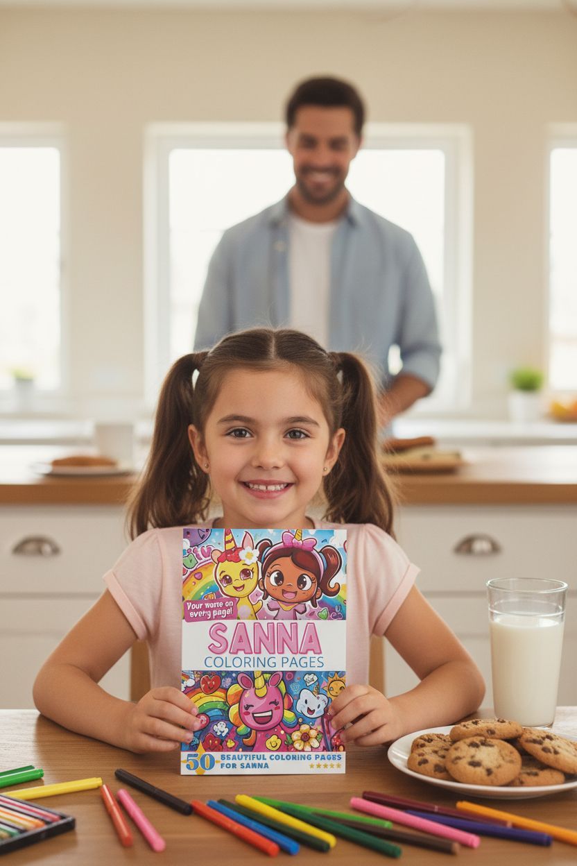 Sanna personal coloring pages