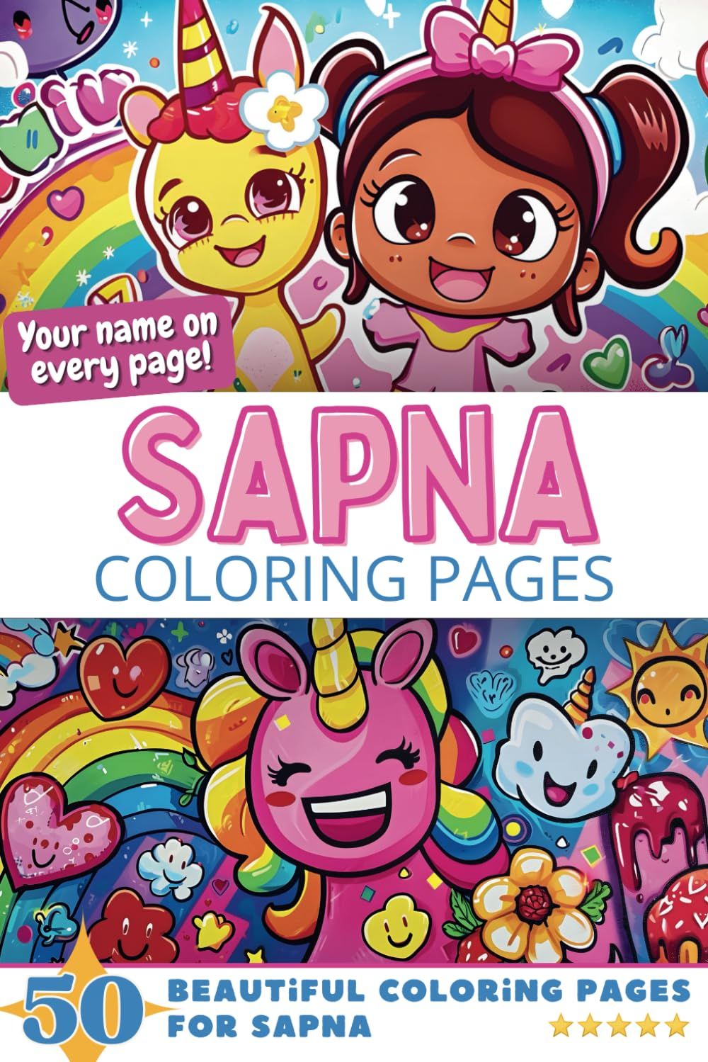 Sapna Coloring Book Cover