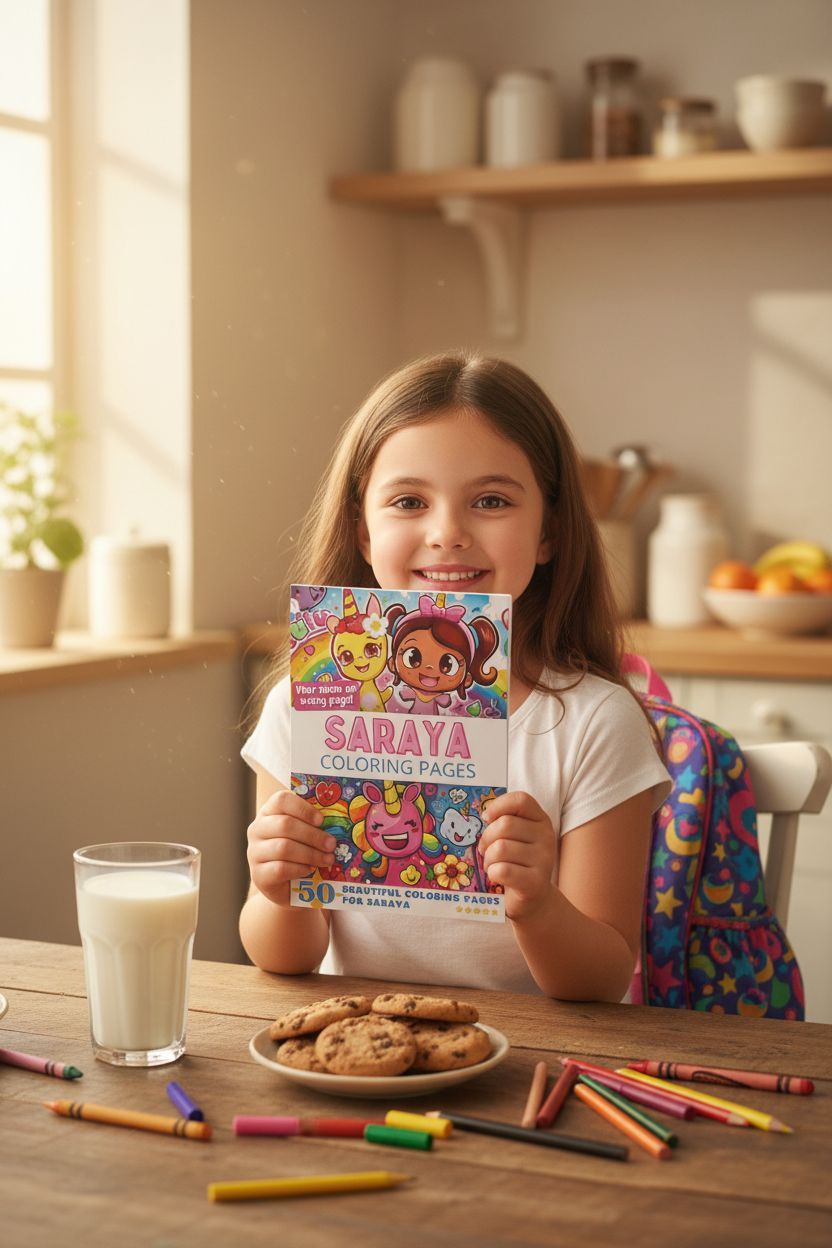 Saraya personal coloring pages