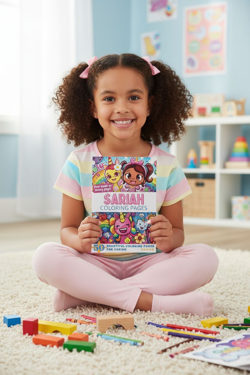 Sariah personal coloring pages