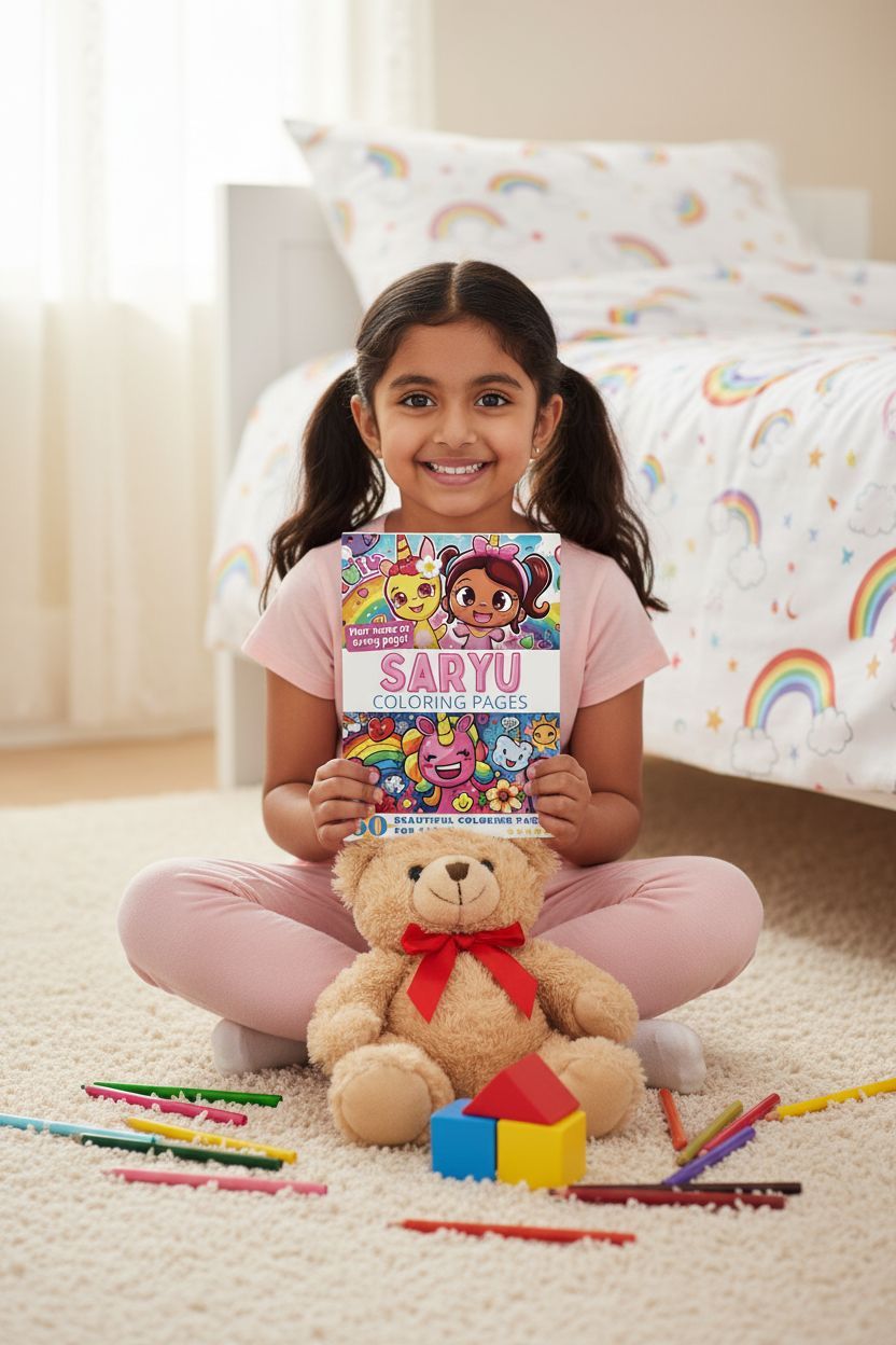 Saryu personal coloring pages