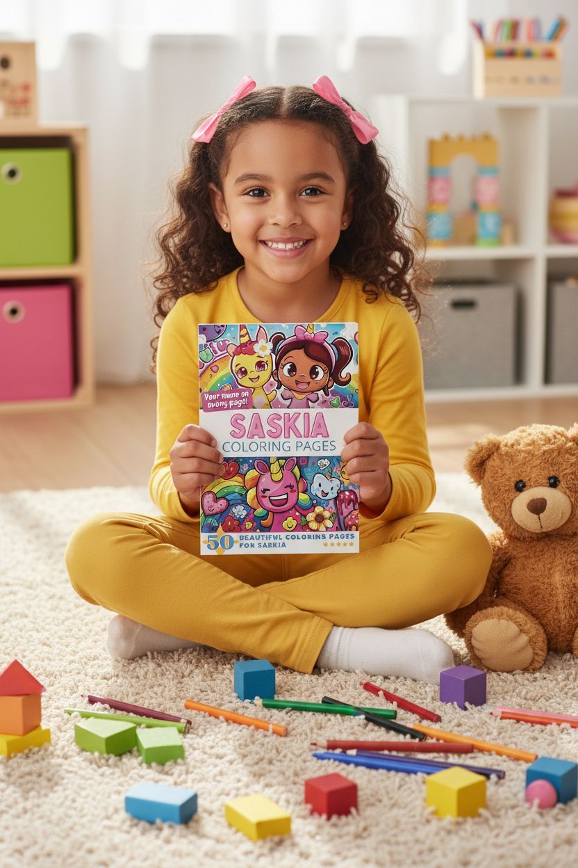 Saskia personal coloring pages