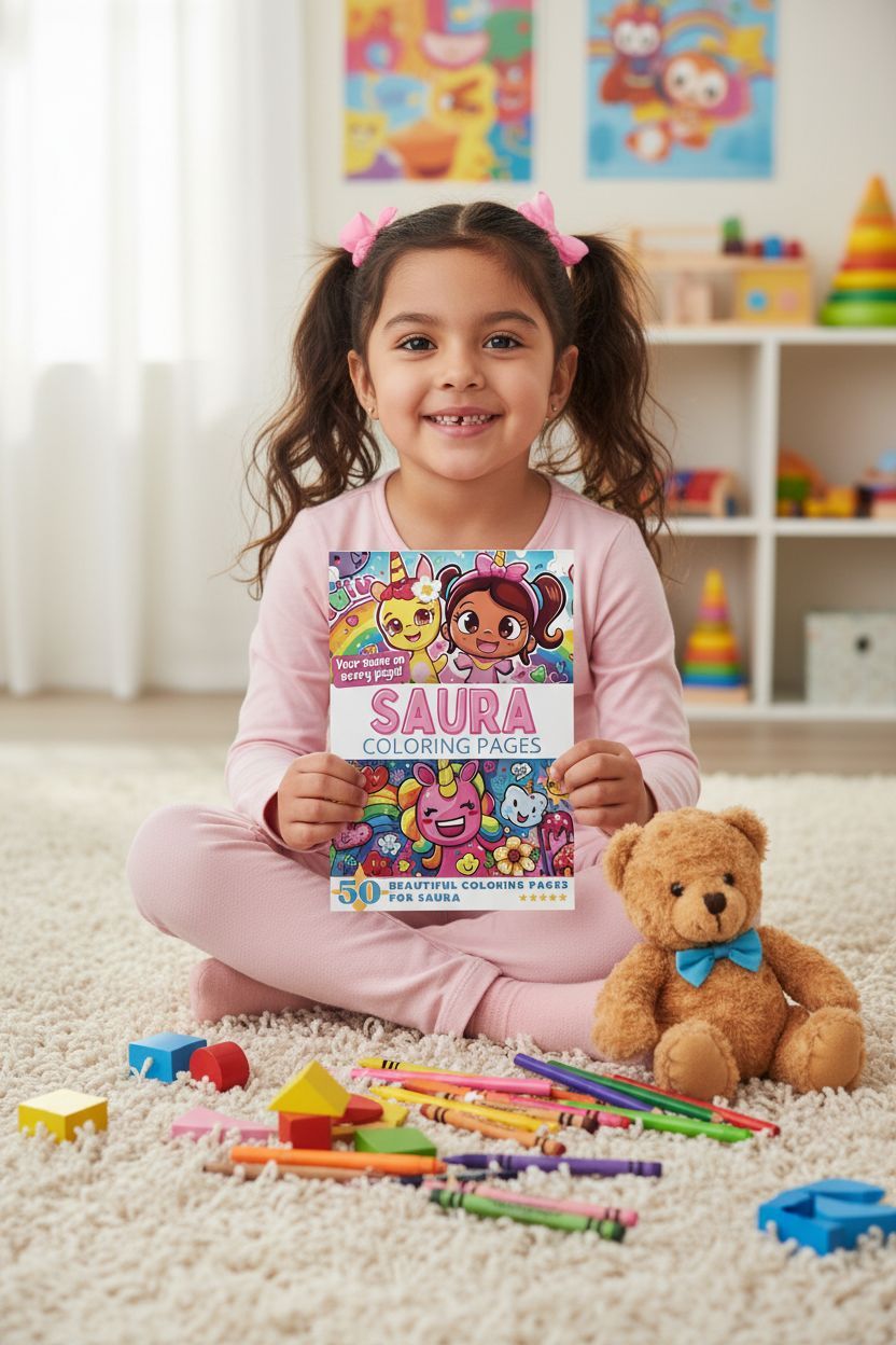 Saura personal coloring pages