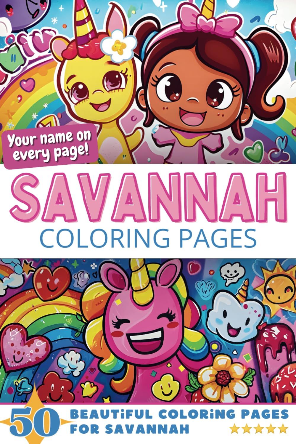 Savannah Coloring Book Cover