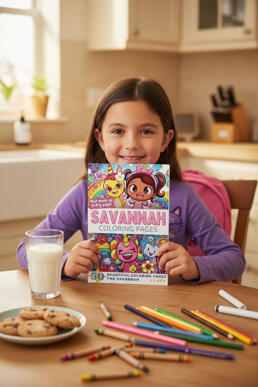 Savannah personal coloring pages