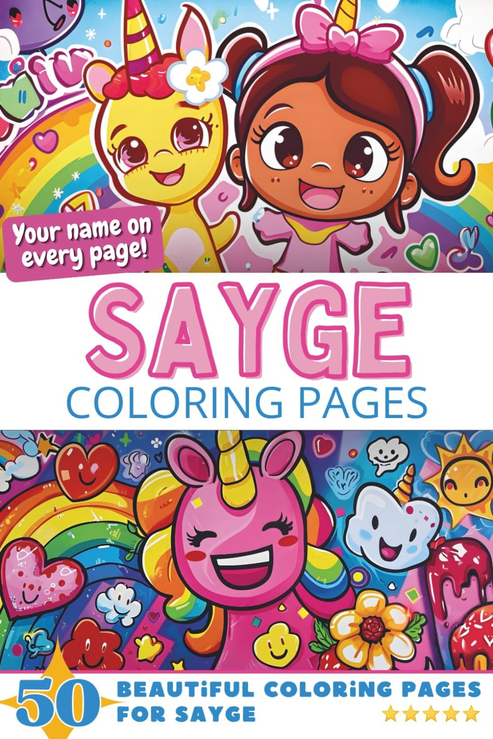 Sayge Coloring Book Cover