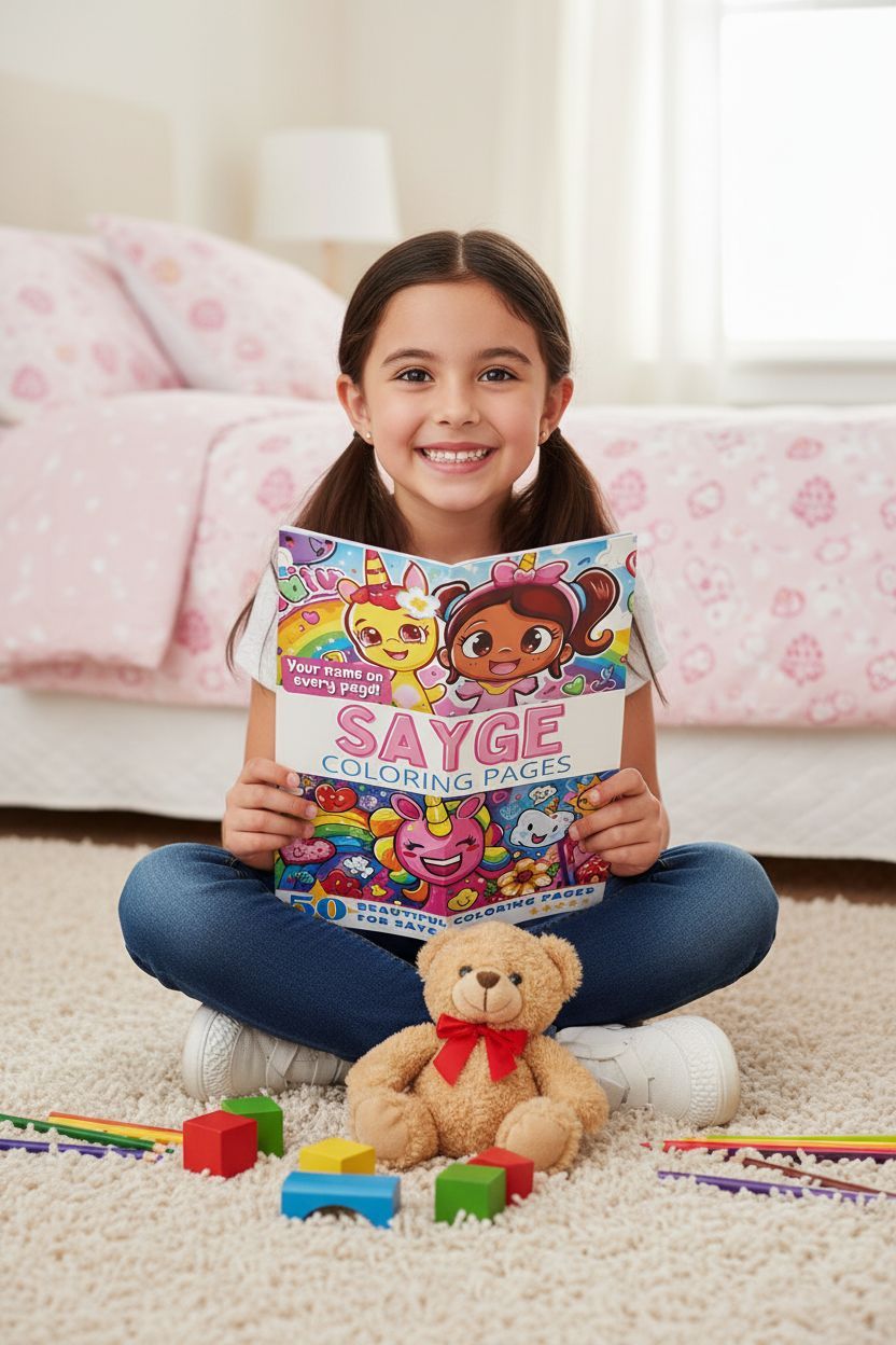 Sayge personal coloring pages