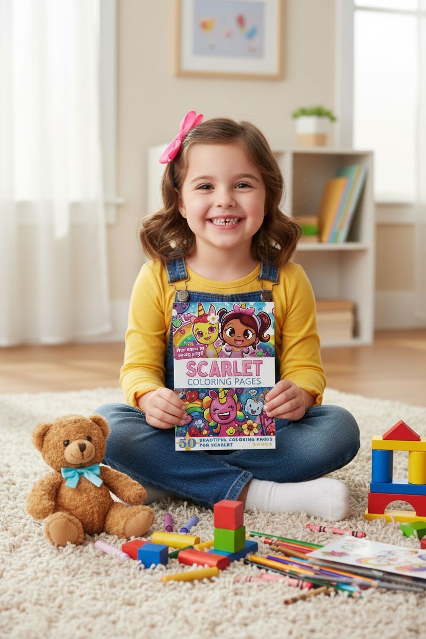 Scarlet personal coloring pages