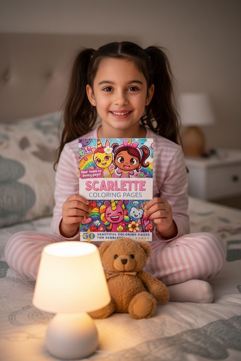 Scarlette personal coloring pages