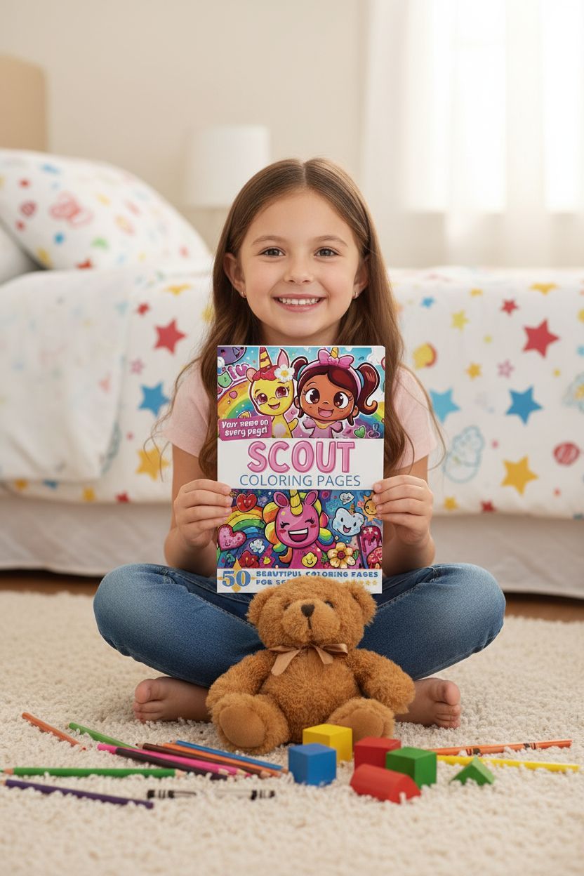 Scout personal coloring pages