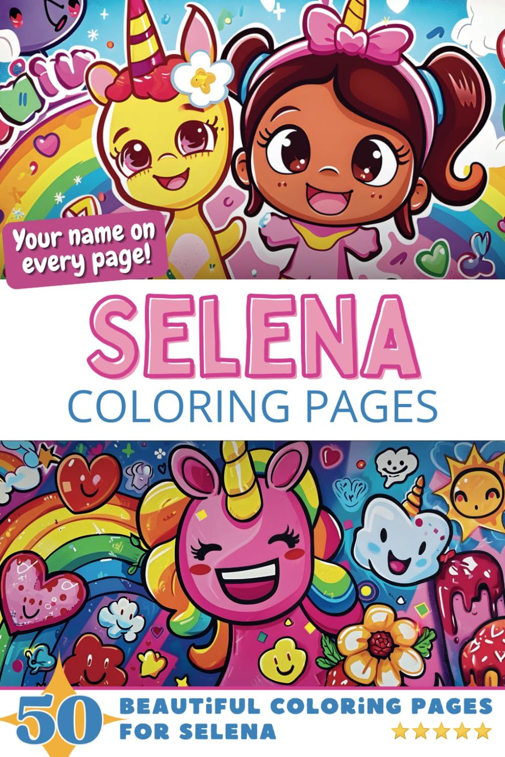 Selena Coloring Book Cover